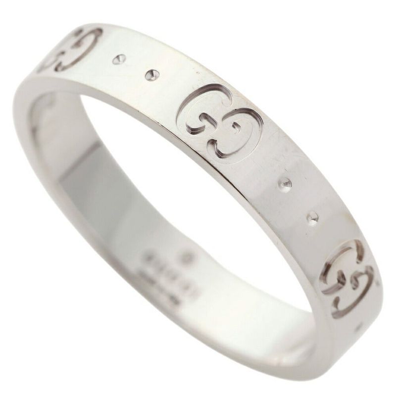 Gucci Interlocking G Icon Ring K18wg